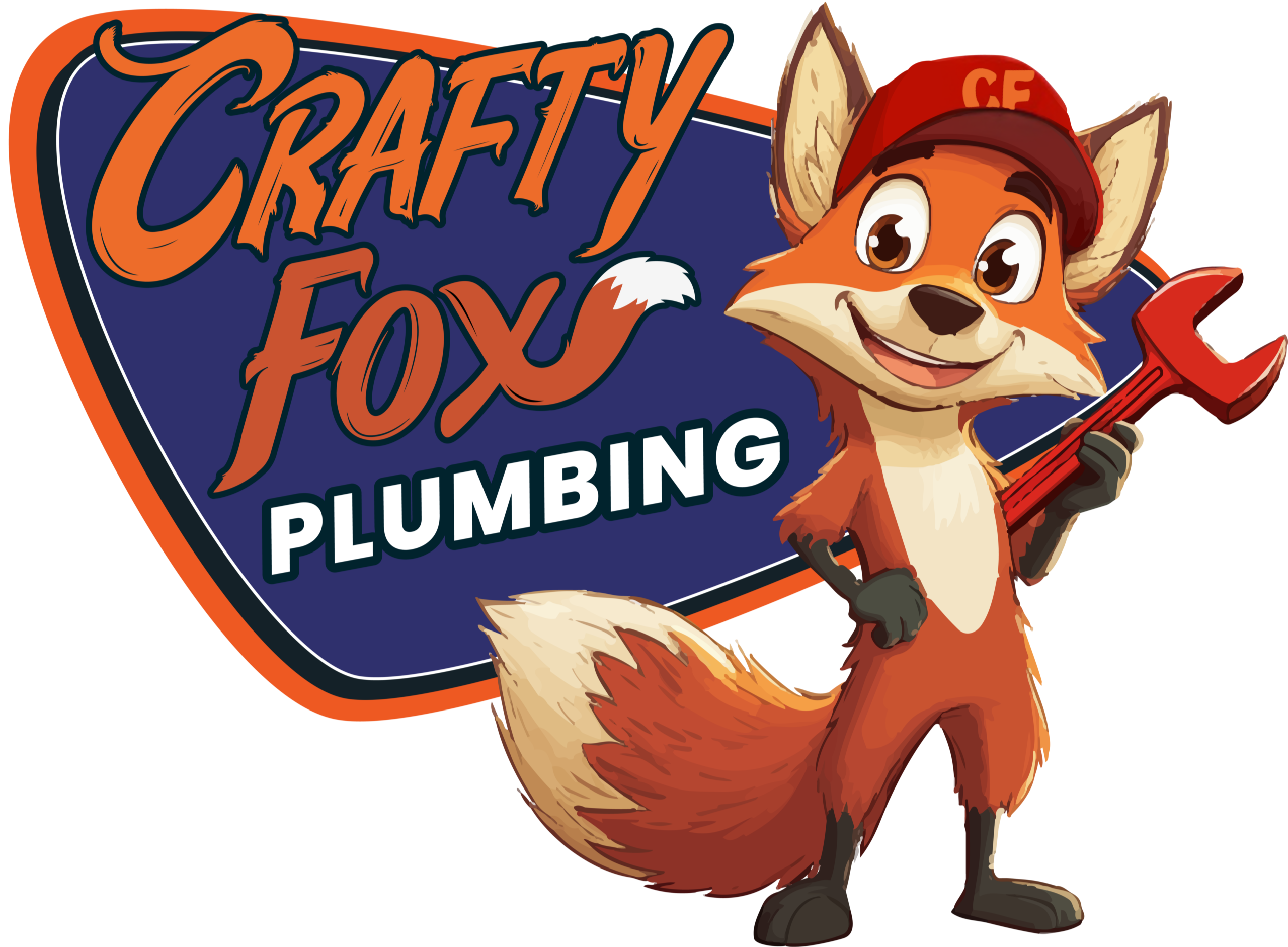 Crafty Fox Plumbing Logo