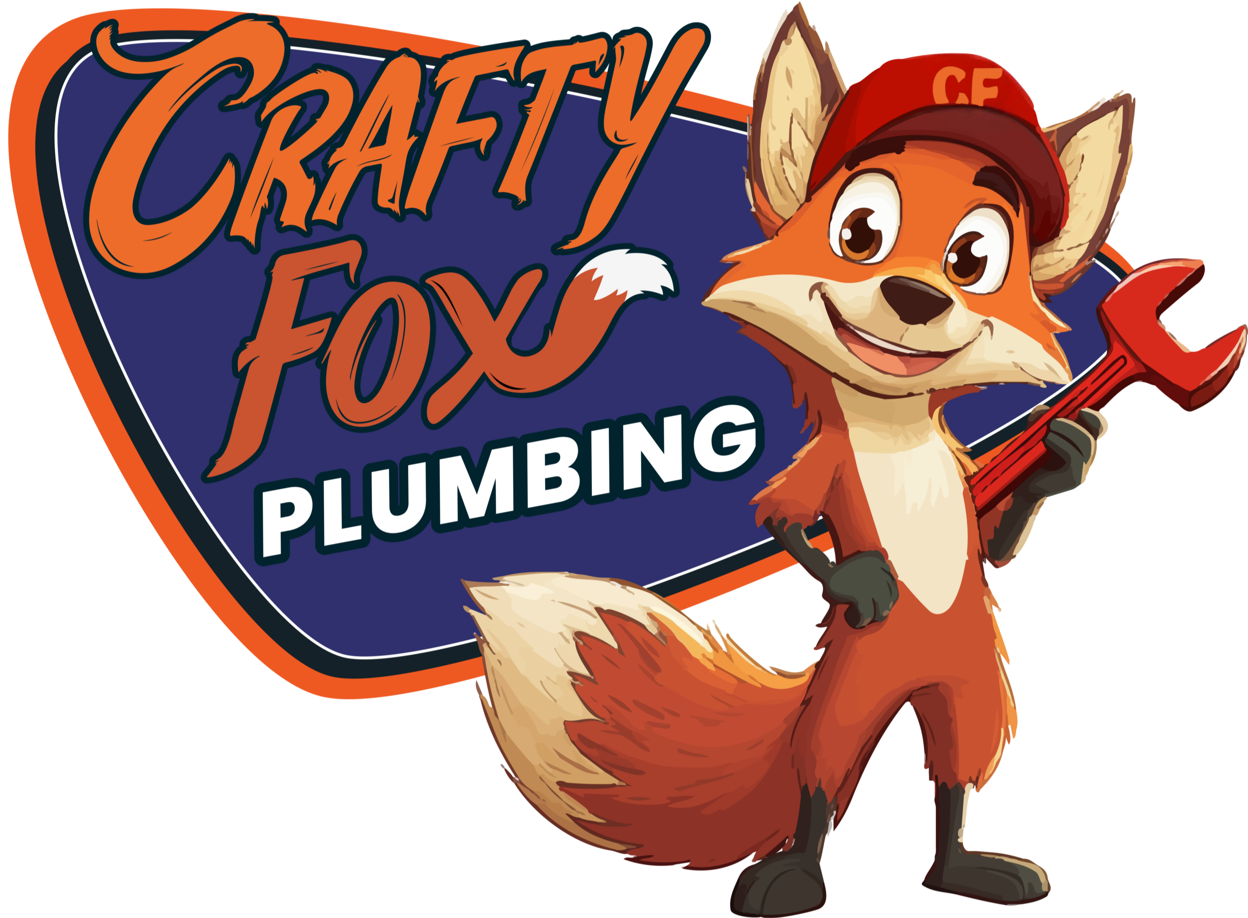 Crafty Fox Plumbing Logo