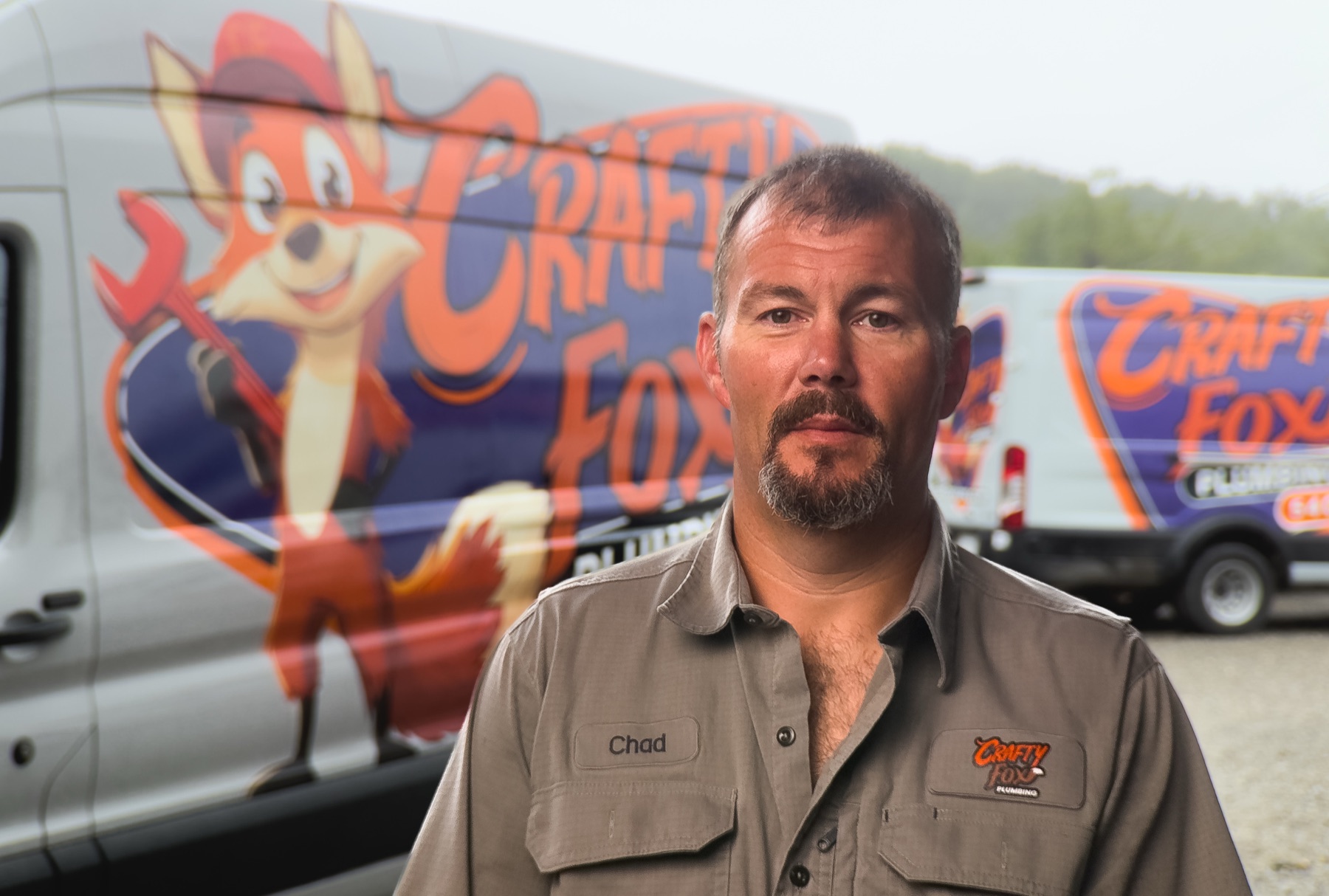 Chad of the Crafty Fox Plumbing team