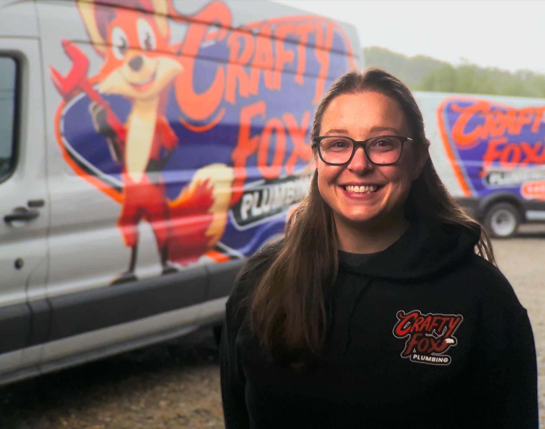 Olivia of the Crafty Fox Plumbing team
